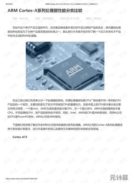 全面剖析Cortex-A系列处理器天梯图：技术解读与选购策略分享