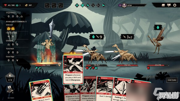 《Inkborn》2025年Steam发售，融合墨色美学的Roguelike卡牌构筑游戏