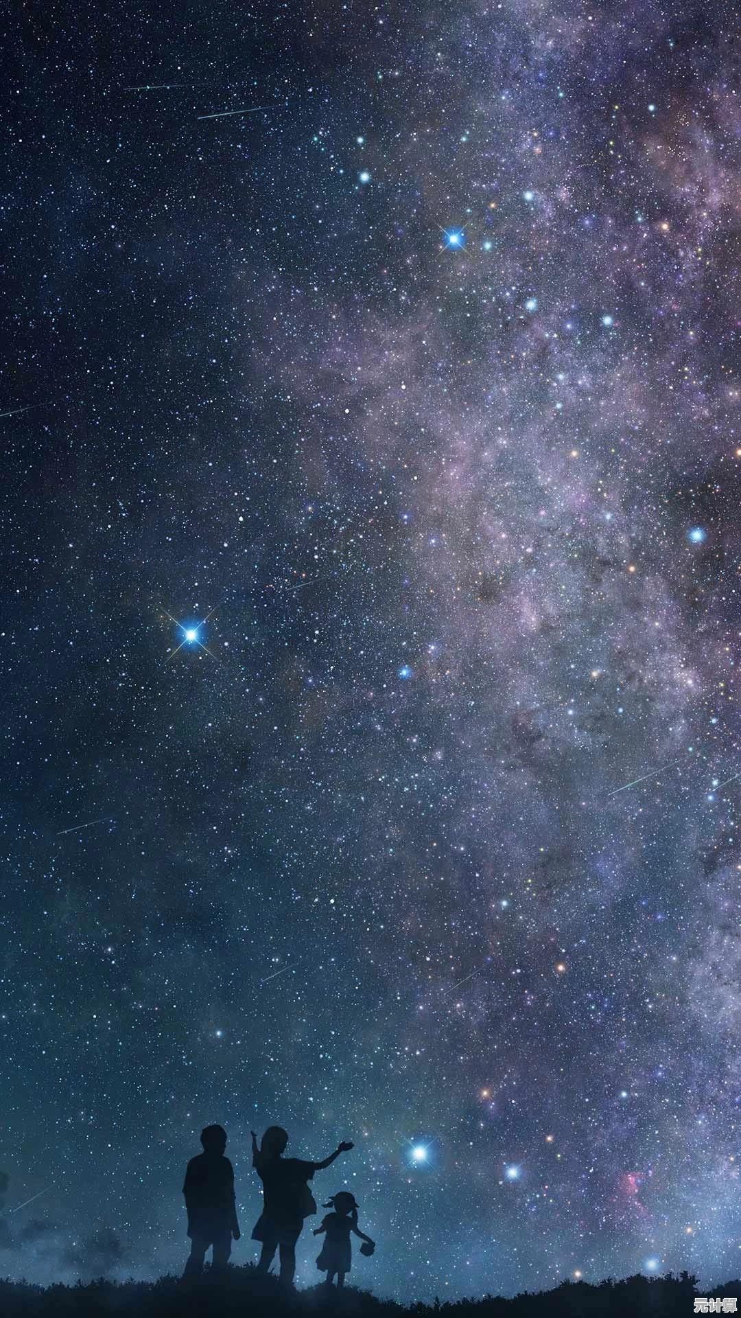 璀璨星空主题：欧美风格高清手机壁纸浪漫唯美系列