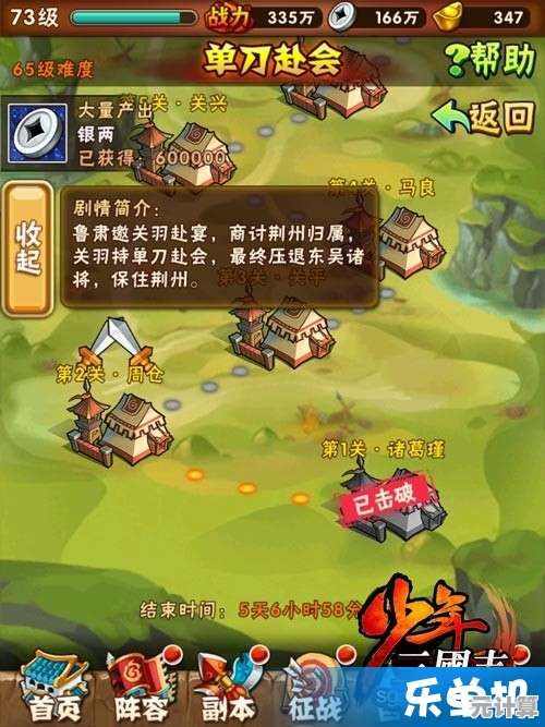 少年三国志2逐鹿第六章六级怪挑战攻略2025年章节详解