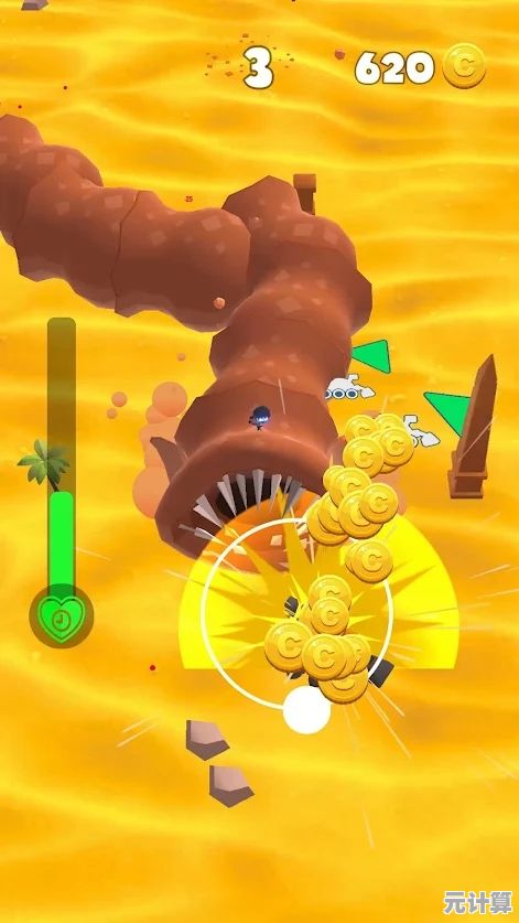 想找一款能让你忘却烦恼的游戏？快来试试躲沙虫(Sandworms)吧！