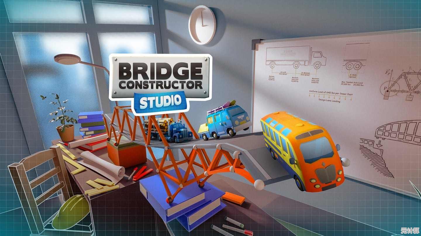 2025年创新物理解谜大作《Bridge Constructor Studio》上线，打造你的梦想之桥！
