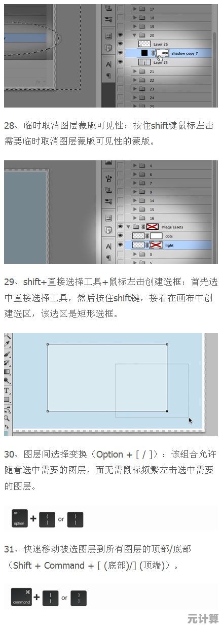 Photoshop快捷键全收录：大幅优化你的工作流程与创意实现