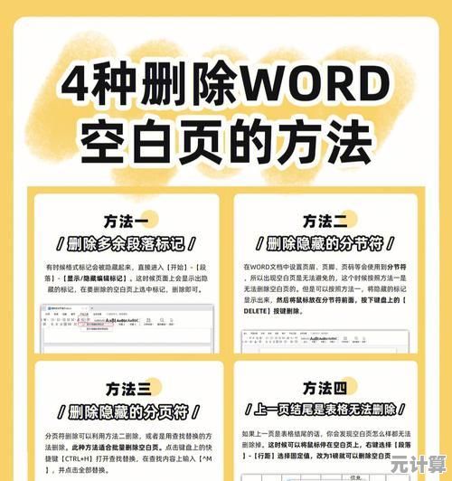 Word空白页清除全攻略：简单步骤助你快速整理文档格式