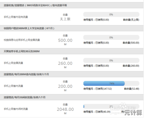 电信客户如何高效查看剩余流量及使用记录详解