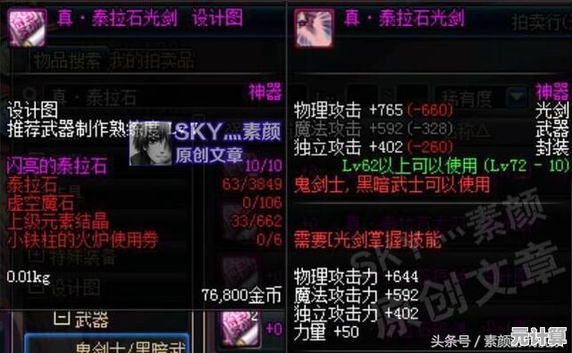 DNF2025年度巨献：100级粉武器华丽升级，战力飙升指南！