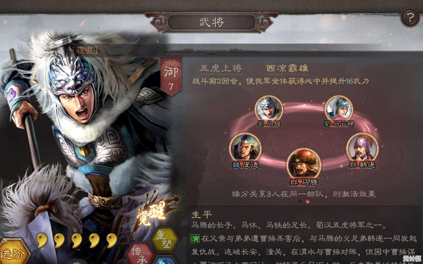 三国志战略版2025黑科技：SP马超协同马腾的战场统治力攻略