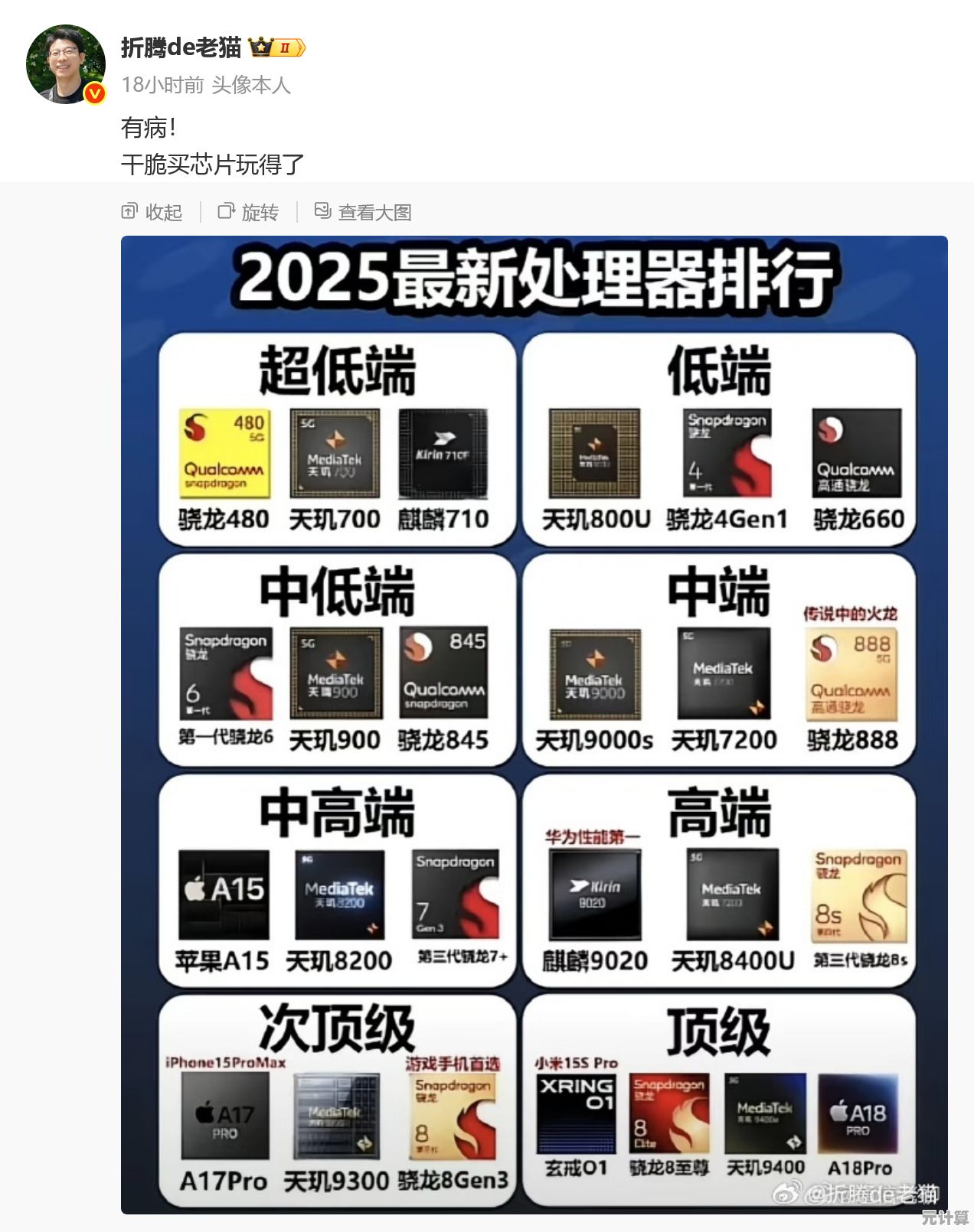 手机CPU天梯图最新版：详析处理器性能层级与选购指南