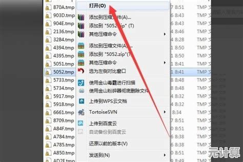 遇到.tmp格式文件时应该采取哪些步骤安全访问？