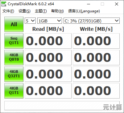CrystalDiskMark参数详解：如何精准解读磁盘速度测试结果