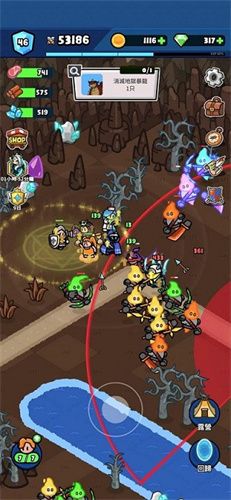 厌倦了传统战争手游？轰隆隆佣兵团(Rumble Heroes)的卡通画面和丰富关卡不试试吗？