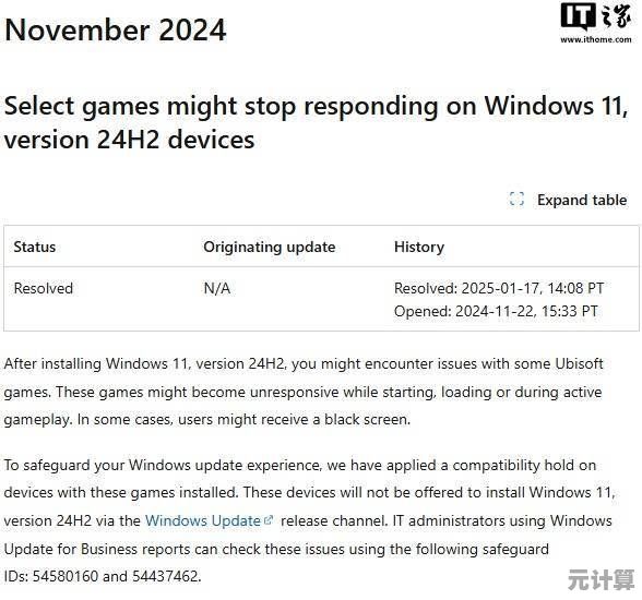 解决Win11更新导致的游戏黑屏问题，有效恢复启动体验