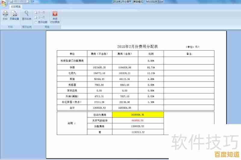 Excel打印区域自定义指南:让表格完美呈现于纸张