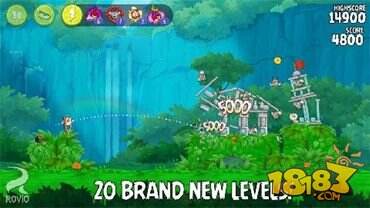 谁说闯关游戏不够刺激?愤怒的小鸟里约版》的抛物线战斗你尝试过吗?