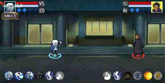 还在找横版格斗神作？像素火影sans版本让你体验传说角色战斗的快感！